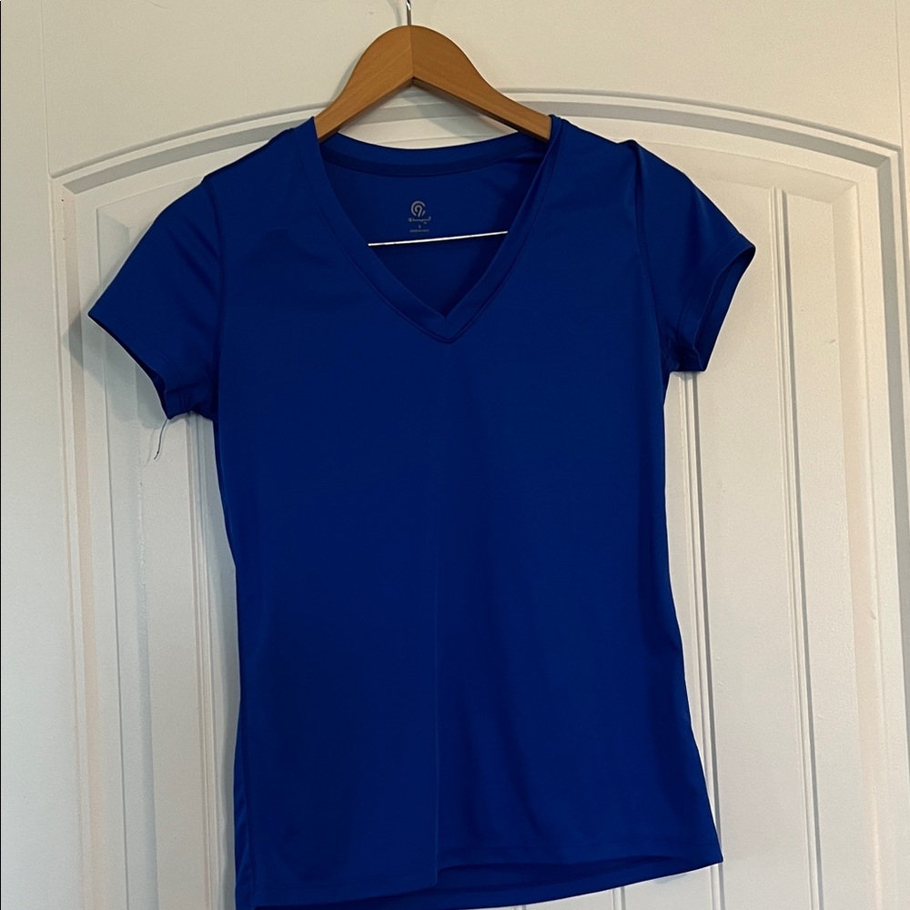 Champion Electric Blue T Shirt Small